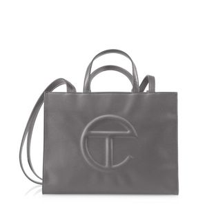 Telfar Medium Grey Shopping Bag